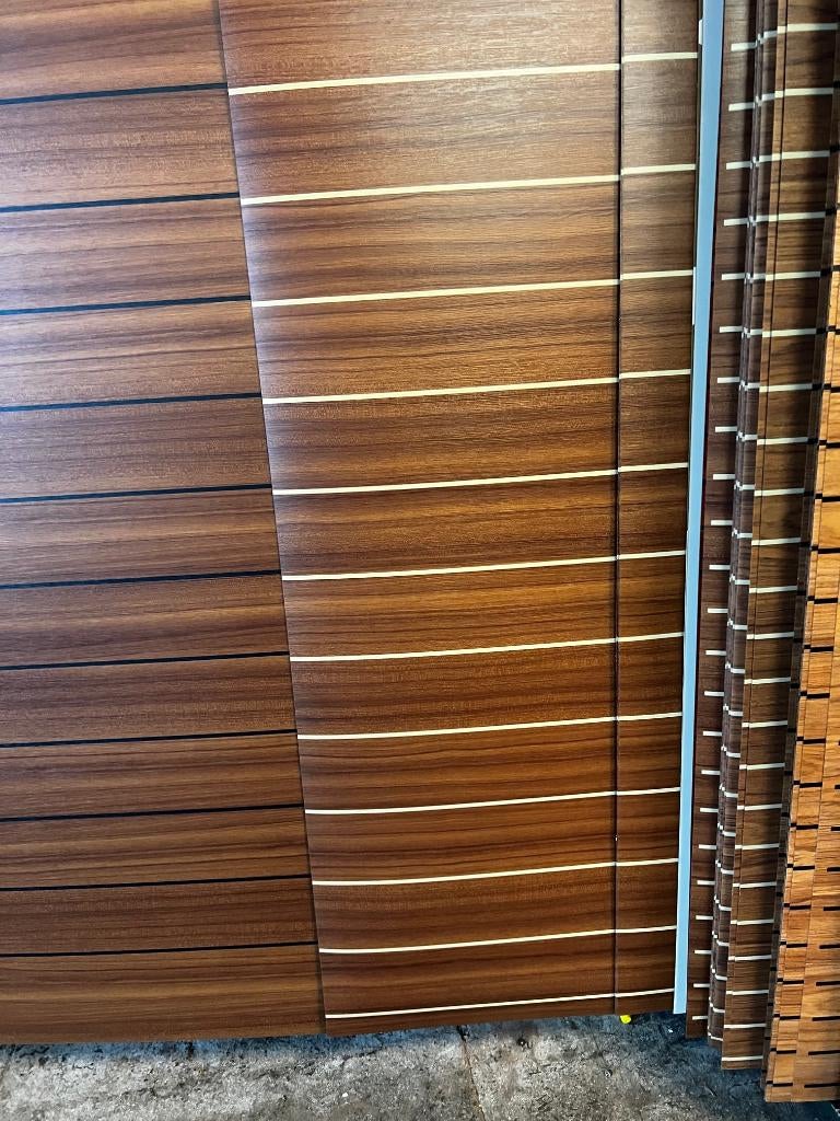 Teak look HPL bootvloeren diverse kleuren en designs, Ophalen of Verzenden, Nieuw, Zeilboot of Motorboot