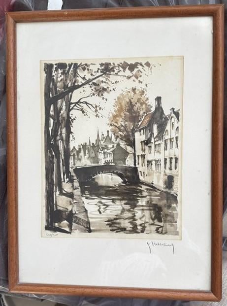 Roger Hebbelinck kleurenets Brugge, Ophalen of Verzenden