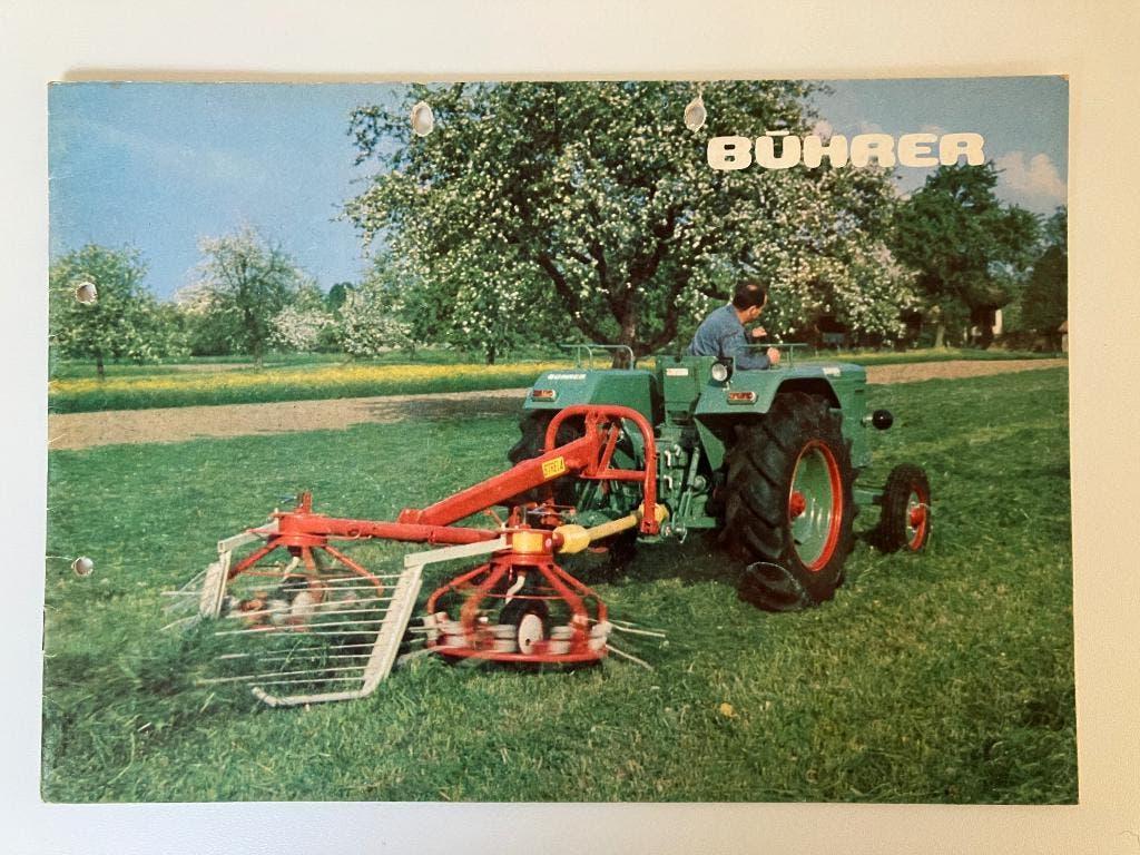 Bührer trekker tractor folder brochure, Ophalen of Verzenden, Gelezen