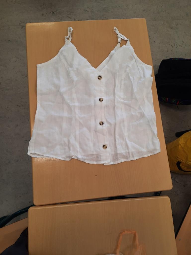 Dames blouse, H&M, Wit, Zo goed als nieuw, Ophalen