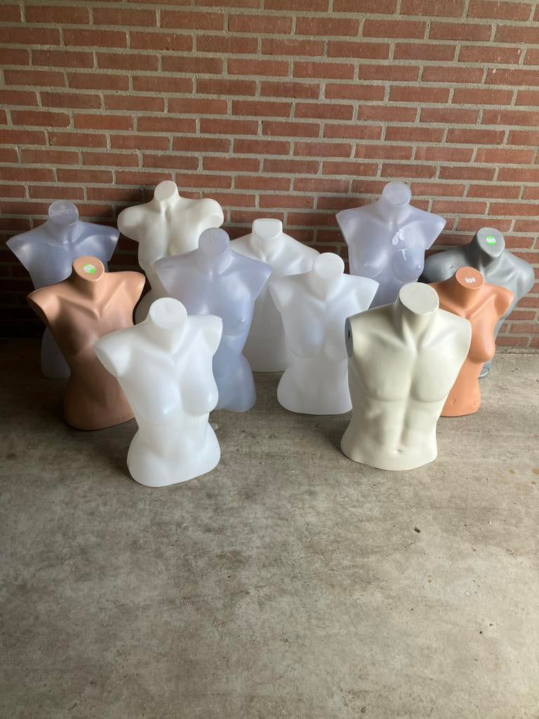 11 st   Model past poppen, Ophalen of Verzenden, Zo goed als nieuw, Hout