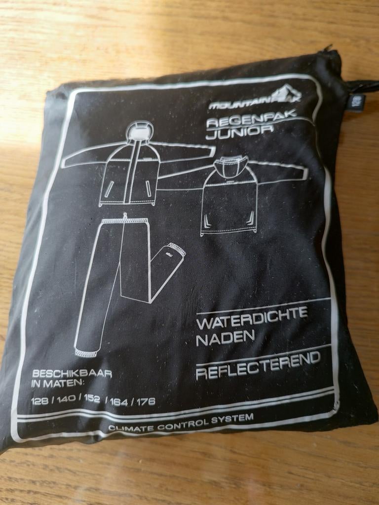 Mountain Peak regenpak junior maat 128, Gebruikt, Ophalen of Verzenden, Hema, Jongen