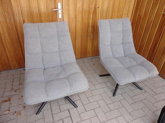 Twee stoelen, Huis en Inrichting, Stoelen, Ophalen, Twee, Zo goed als nieuw, Stof