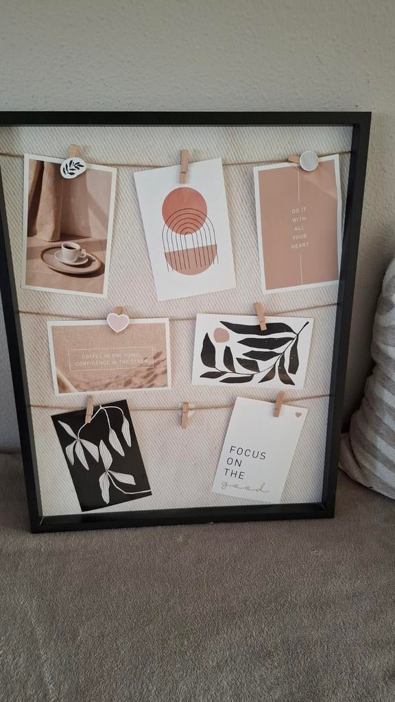 Memobord voor kaartjes en foto's, Ophalen of Verzenden