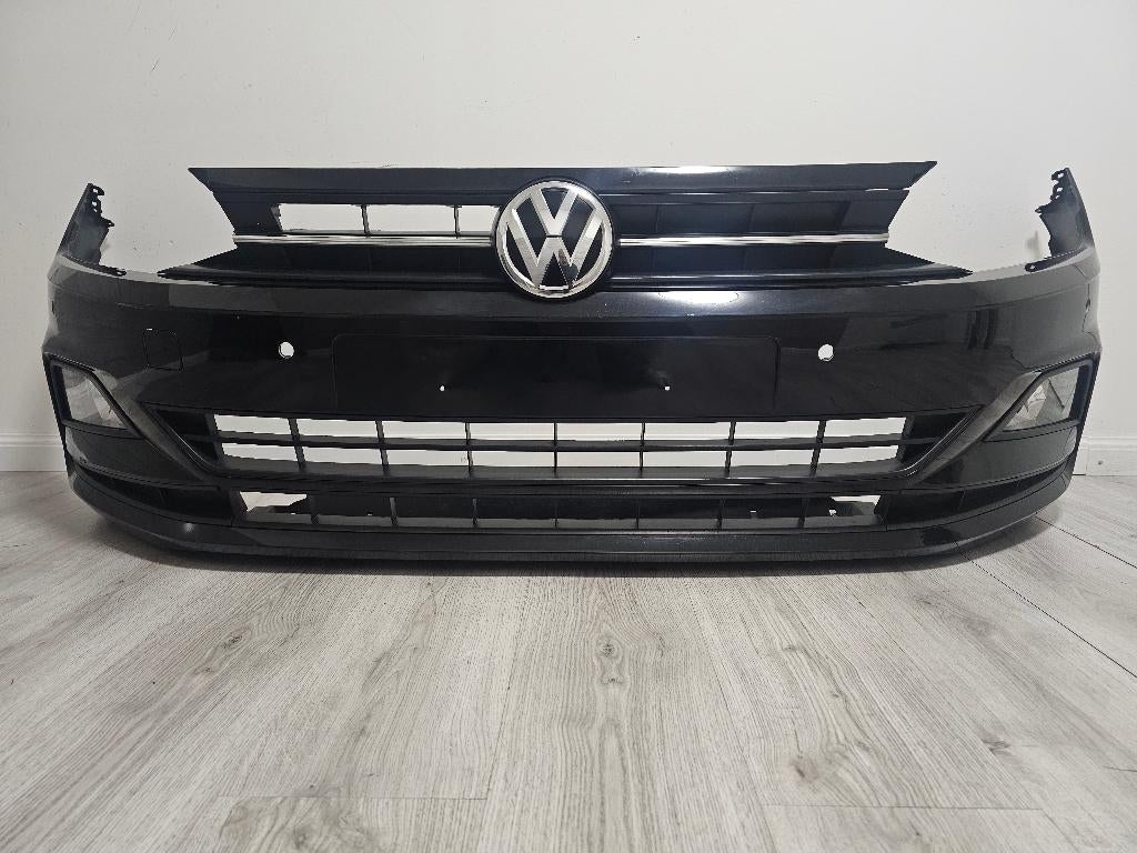 VW Polo 2G 4xPDC origineel voorbumper compleet, Gebruikt, Ophalen of Verzenden, Bumper, Volkswagen