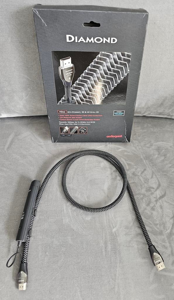 Audioquest Diamond HDMI, 1 meter, Ophalen of Verzenden, Gebruikt, Minder dan 2 meter, HDMI-kabel
