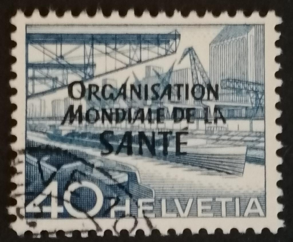 ZWITSERLAND - Dienst nr. WHO13 (opdruk Org.Mondiale de la..), Verzenden, Gestempeld