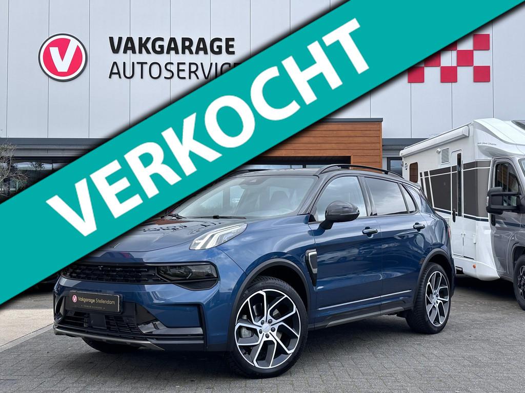 Lynk & Co 01 1.5|Panodak|SOH 95.6%|Afn TREKHAAK|Memory|Zwart, Euro 6, Adaptive Cruise Control, Blauw, 120 €/maand