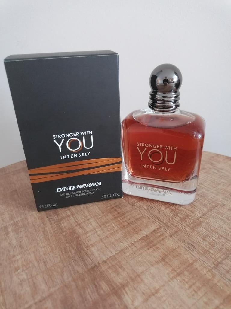 Emporio Armani Stronger With You Intensely 100 ml, Ophalen of Verzenden, Nieuw
