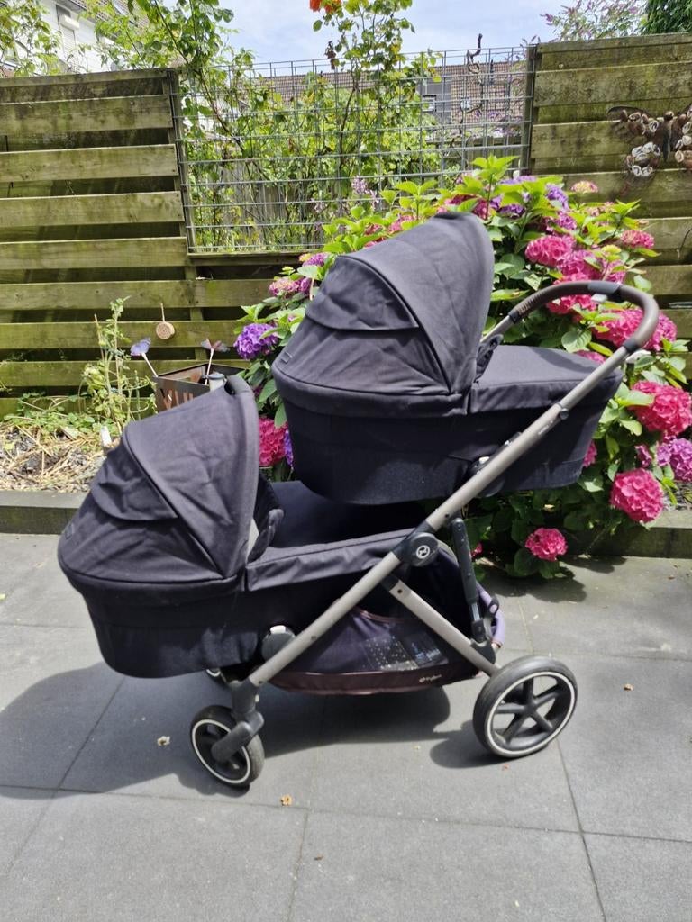 Cybex Gazelle S TPE tweeling kinderwagen, Ophalen, Gebruikt, Overige merken