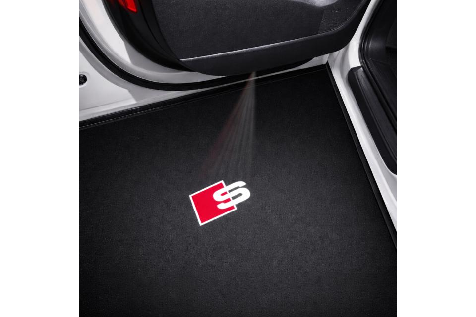 2 sets originele Audi instapverlichting, Ophalen of Verzenden, Zo goed als nieuw