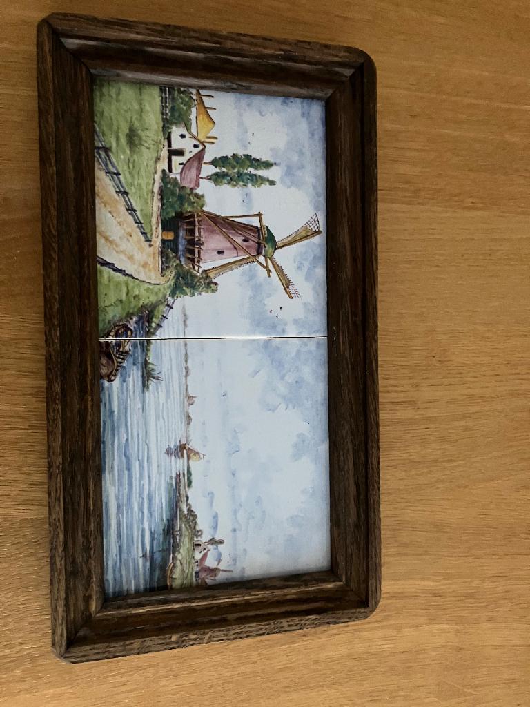 Westraven tableau molen, Antiek en Kunst, Antiek | Wandborden en Tegels, Verzenden