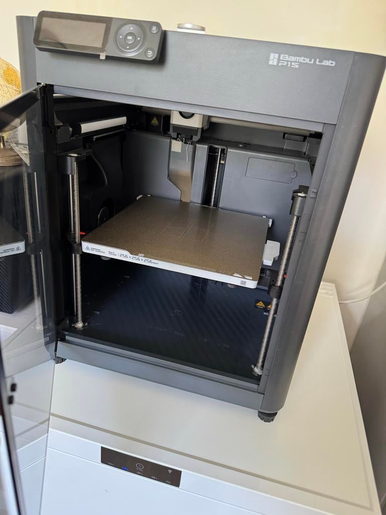 Bambulab P1S 3D printer met accessoires, Computers en Software, 3D Printers, Ophalen, Ingebouwde Wi-Fi, Zo goed als nieuw