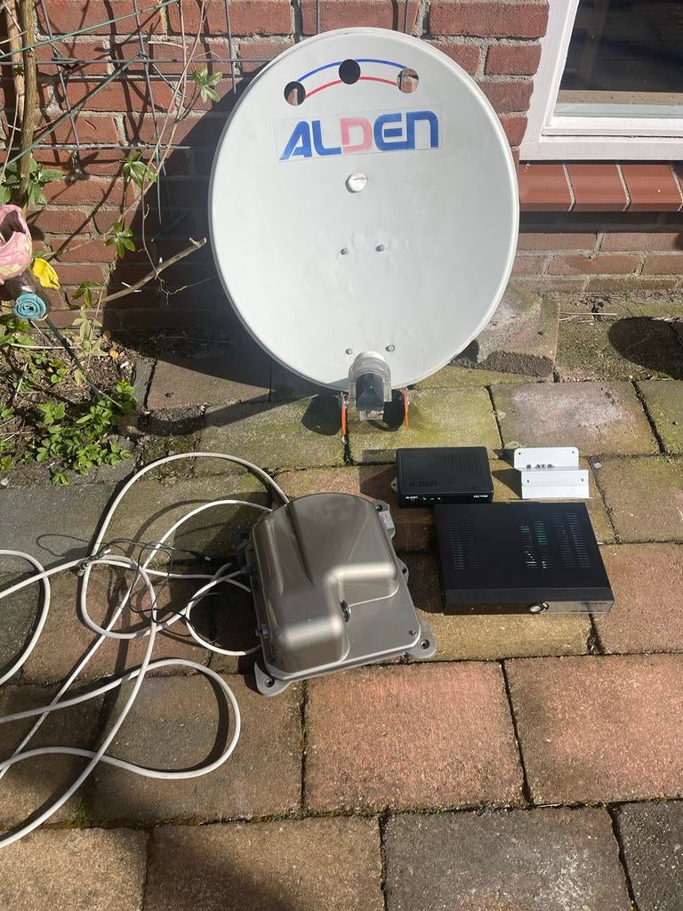 Alden automatische schotel met ontvanger, Ophalen of Verzenden, Gebruikt