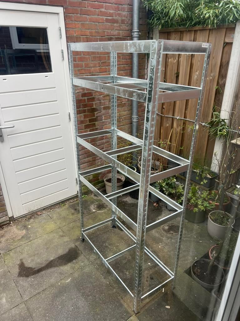 Aluminium stellingkast gratis op te halen, Ophalen, Gebruikt