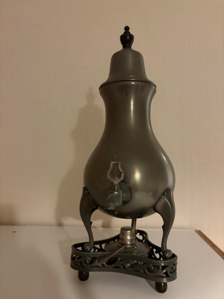 Antieke Kraantjespot - Tin/Pewter, Ophalen