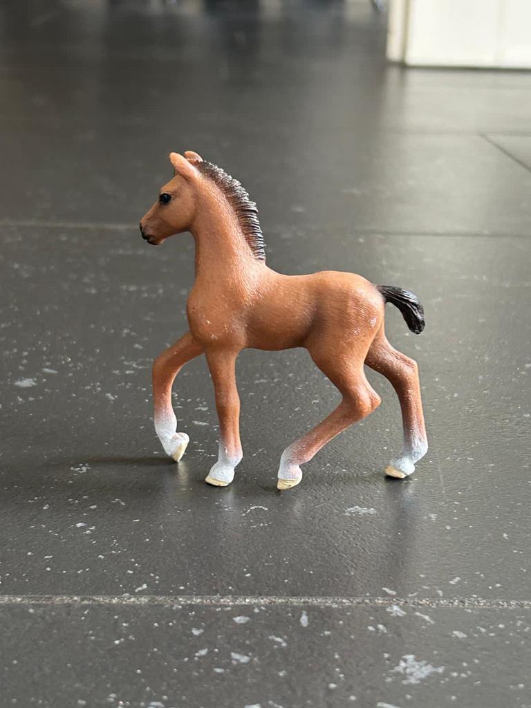 Schleich merrie veulen, Ophalen of Verzenden, Zo goed als nieuw, Paard, Beeldje of Figuurtje