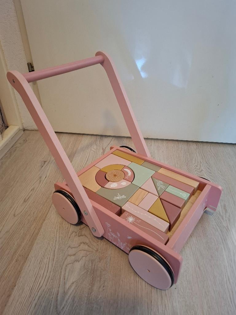 Blokkenwagen Little Dutch, Kinderen en Baby's, Ophalen, Gebruikt, Overige typen