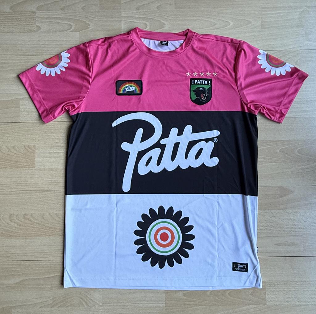 Patta roze voetbal jersey | M, Maat 48/50 (M), Ophalen of Verzenden, Zo goed als nieuw, Patta