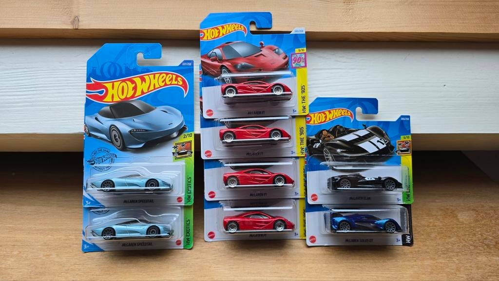 Hot Wheels McLaren Set, Hobby en Vrije tijd, Modelauto's | Overige schalen, Ophalen of Verzenden, Nieuw, Auto