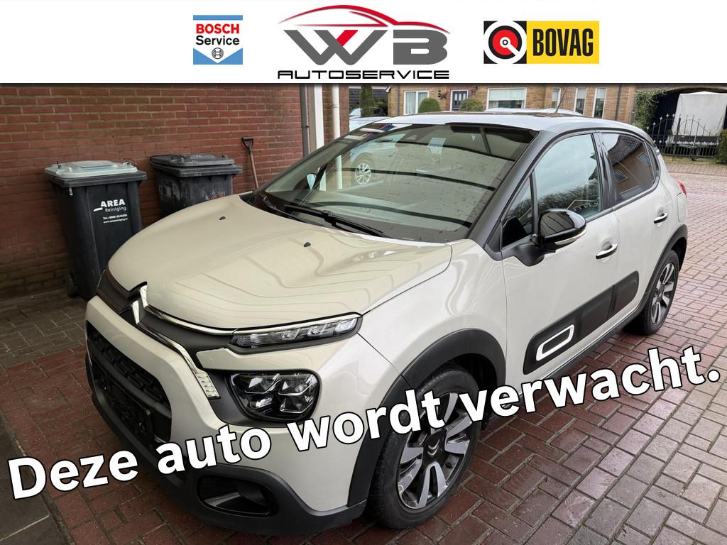 Citroen C3 1.2 PureTech Shine I Carplay I Automaat I LED I T, Gebruikt, 1199 cc, 965 kg, Leder en Stof