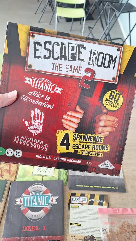 Escape Room The Game 2, Hobby en Vrije tijd, Gezelschapsspellen | Bordspellen, Ophalen of Verzenden