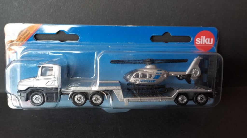 Scania Torpedo heli Polizei 1;87 Siku Pol, Hobby en Vrije tijd, Schlittenbacherstrasse 60 Lüdenscheid Germany, Nieuw, Ophalen of Verzenden