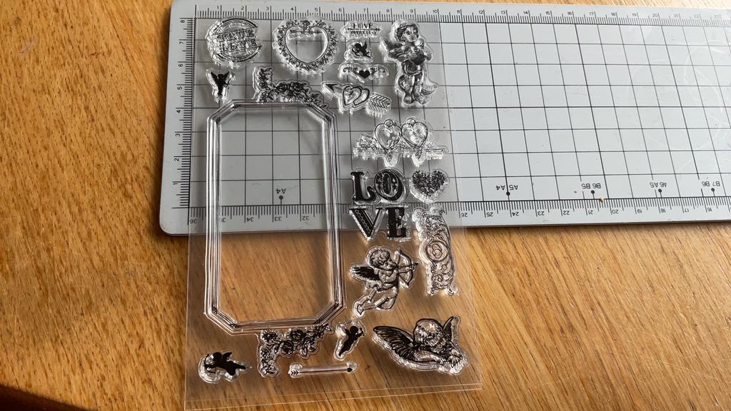 Stempels vintage love, niet gebruikt set 2, Ophalen of Verzenden, Zo goed als nieuw, Overige thema's, Overige typen