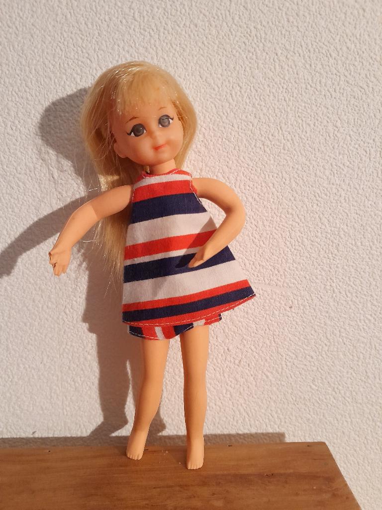 Barbiepop Tutti Doll Chris. Mattel. Japan. Jrn. 70, Ophalen, Gebruikt, Pop