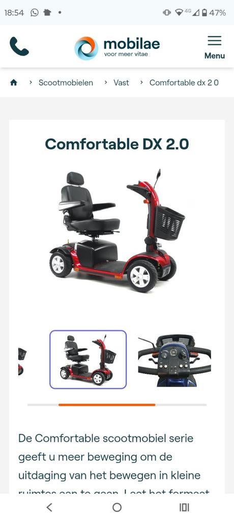 Scootmobiel te koop, Diversen, Brommobielen en Scootmobielen, Ophalen of Verzenden