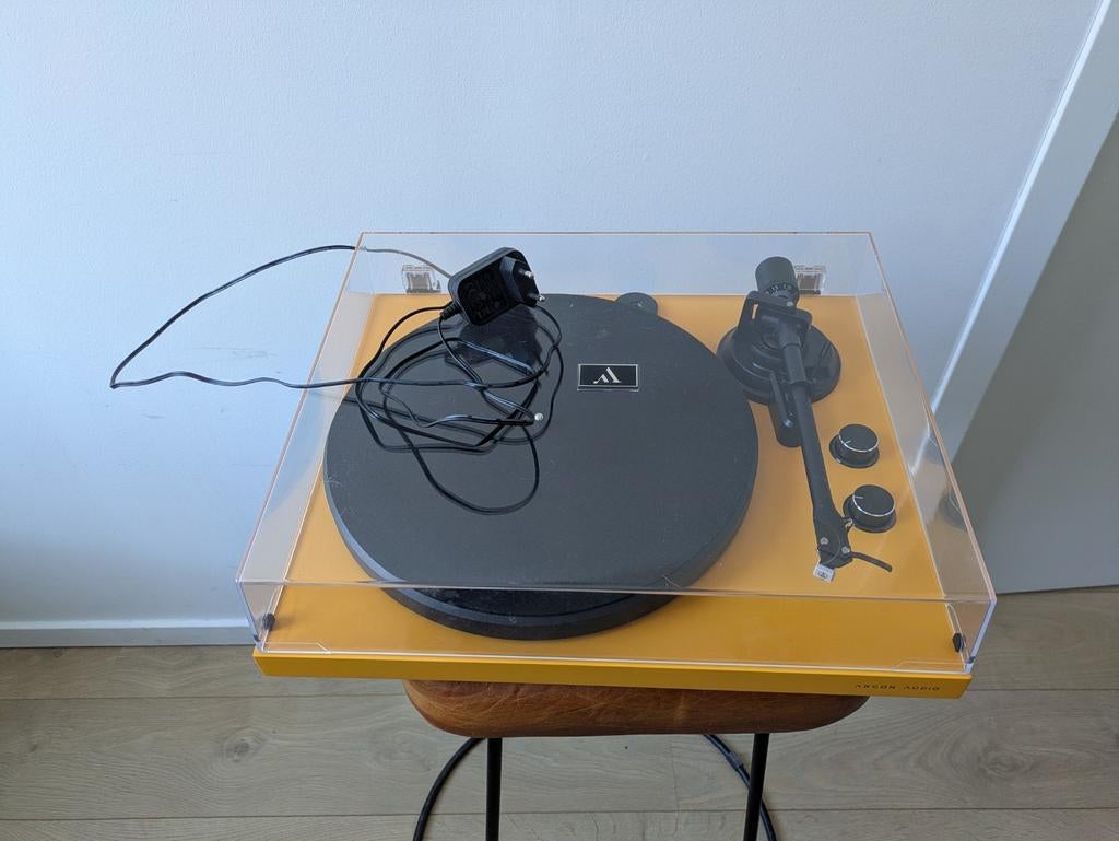 Argon Audio TT Mk2 platenspeler geel, Audio, Tv en Foto, Ophalen