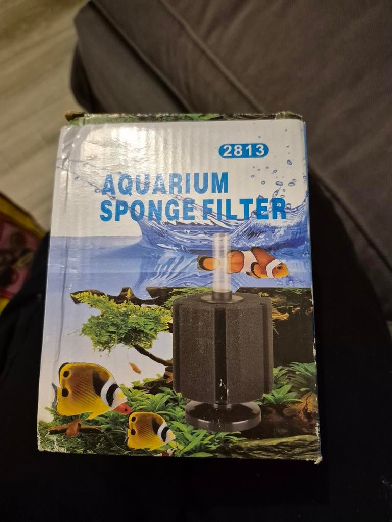 Aquarium sponge filter., Ophalen of Verzenden
