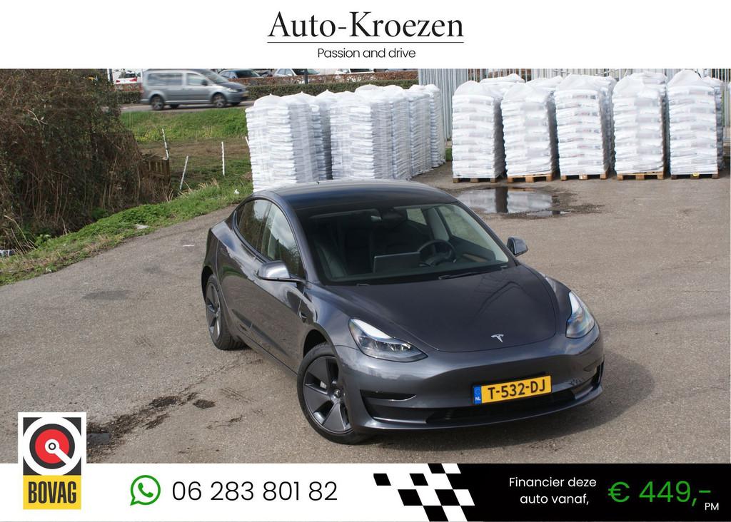 Tesla Model 3 Standard RWD Plus 60 kWh | 1e Eig | Pano | Cam, Auto's, Automaat, 238 pk, Achterwielaandrijving, Gebruikt
