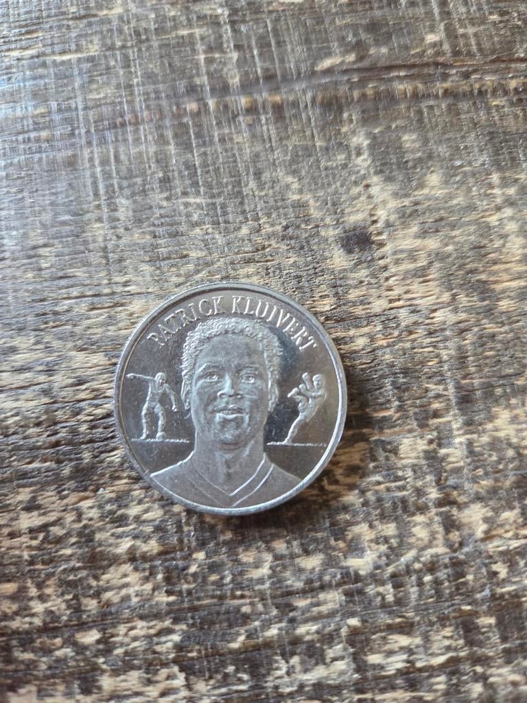 Oranje munt 2000 Patrick Kluivert, Ophalen of Verzenden