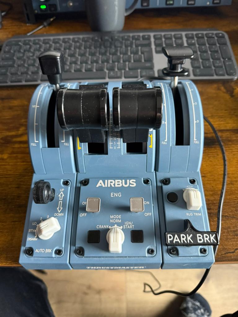 Thrustmaster TCA Quadrant Airbus Edition, Ophalen, Zo goed als nieuw, Thrustmaster TCA