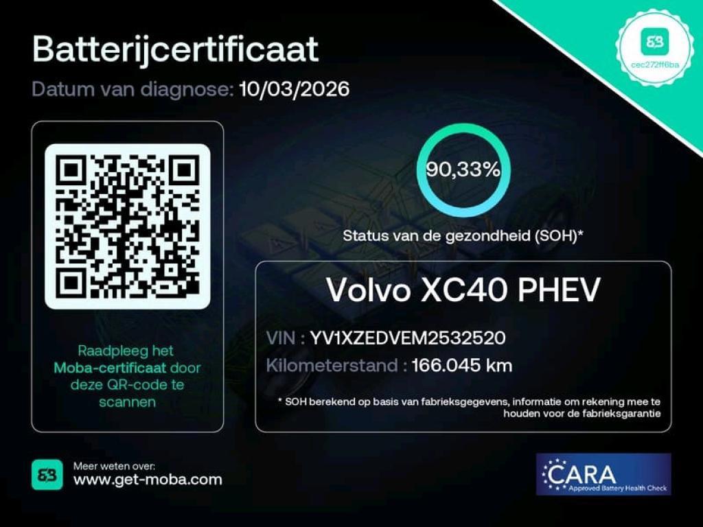 Volvo XC40 Recharge P8 AWD R-Design SOH90%|TREKHAAK|PANO|360, Gebruikt, Zwart, Adaptive Cruise Control, Zwart