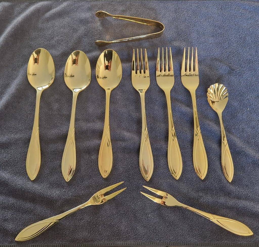 Bestek verguld goud, Ophalen