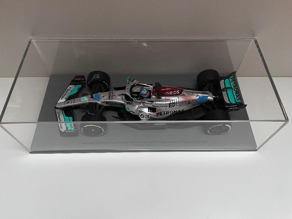 George Russel Spark 1:18 Mercedes F1 W13 E GP Spa Franc 2022, Hobby en Vrije tijd, Modelauto's | 1:18, Ophalen of Verzenden, Nieuw