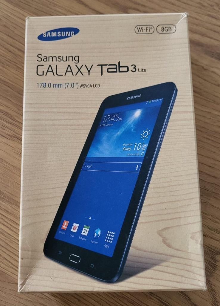 Samsung Galaxy Tab 3 Lite SM-T110 - Zwart 8GB, Gebruikt, Samsung Galaxy Tab 3 Lite SM-T110, Ophalen of Verzenden, Wi-Fi