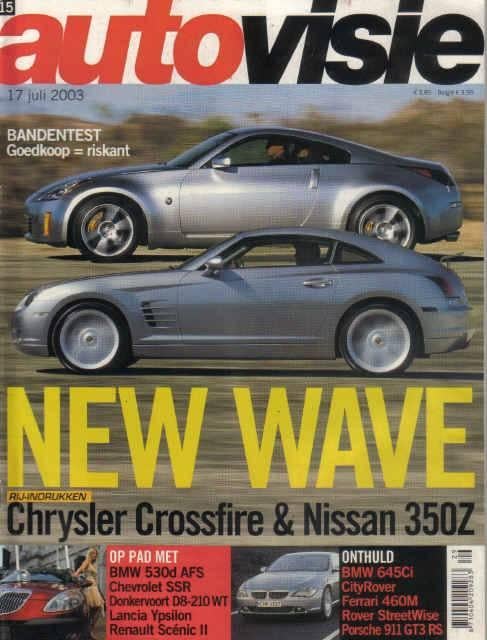 Autovisie 15 2003 : Nissan 350Z - Chrysler Crossfire - Rover, Ophalen of Verzenden, Gelezen, Algemeen