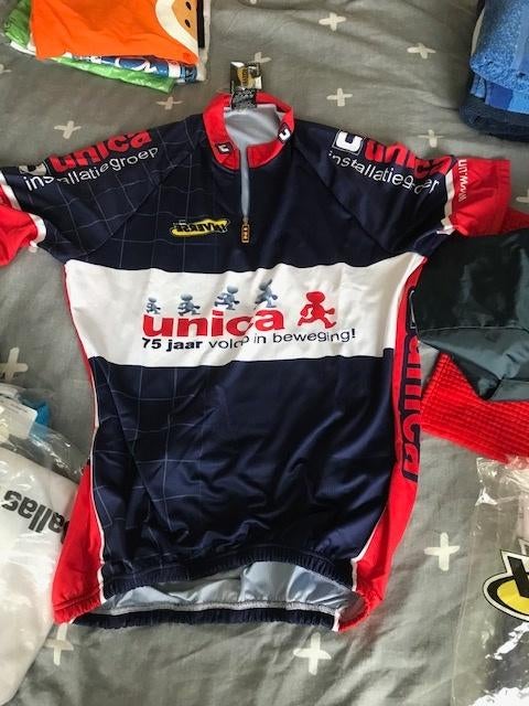 wielrenshirt unica maat 3xl + maat l allebei nieuw speciaal, Kleding | Heren, Sportkleding, Overige kleuren, Ophalen of Verzenden