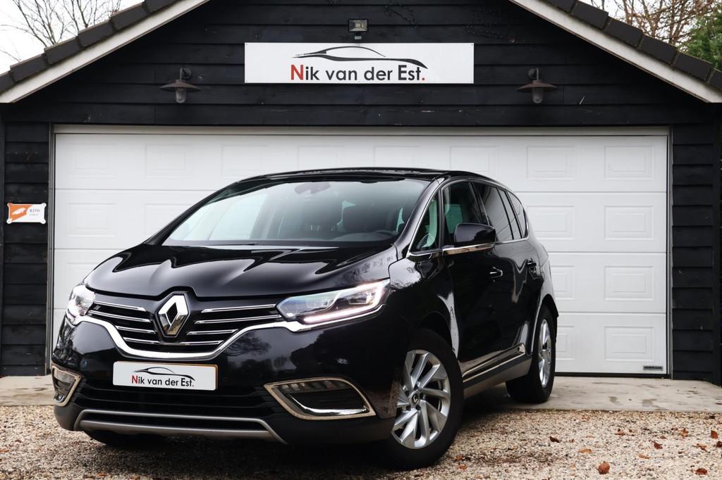 Renault Espace 1.6 TCe Dynamique 7p.-Pano-Dealer OH-Stoelver, 1618 cc, Gebruikt, Zwart, 4 cilinders