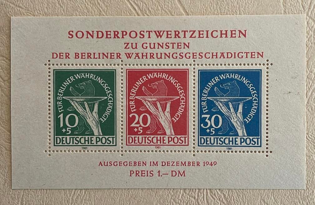 Berlijn - 1981 - blok 1, privat nachdruck postfris, Ophalen of Verzenden, Overige periodes, Postfris