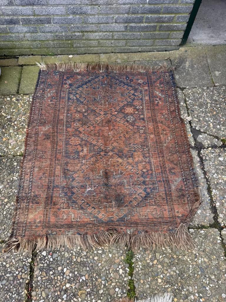 Perzisch tapijt bruin/blauw, Ophalen