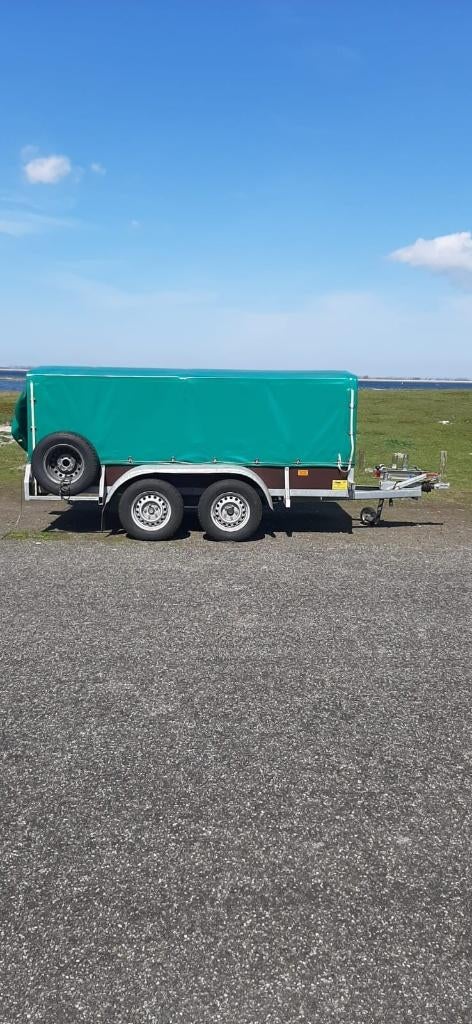 Aanhangwagen tandemasser, Auto diversen, Aanhangers en Bagagewagens, Ophalen, Zo goed als nieuw