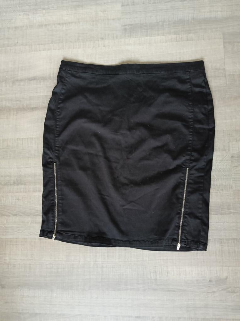 Leuke MS Mode rok maat 48, Zwart, Maat 46/48 (XL) of groter, Ophalen of Verzenden, MS Mode