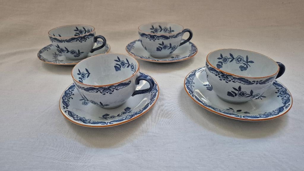 4 Rorstrand Ostindia kop en schotels, Huis en Inrichting, Keuken | Servies, Ophalen of Verzenden, Zo goed als nieuw, Overige stijlen