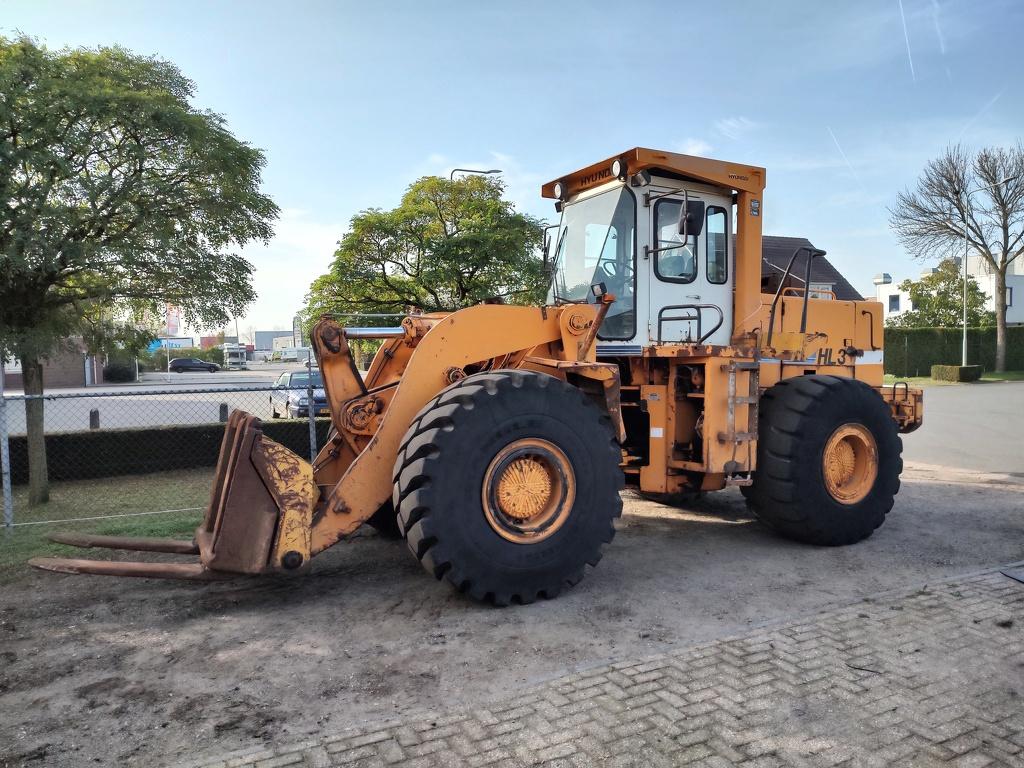 Hyundai HL 35 Shovel / Loader palletvork!, Zakelijke goederen, Machines en Bouw | Kranen en Graafmachines, Wiellader of Shovel