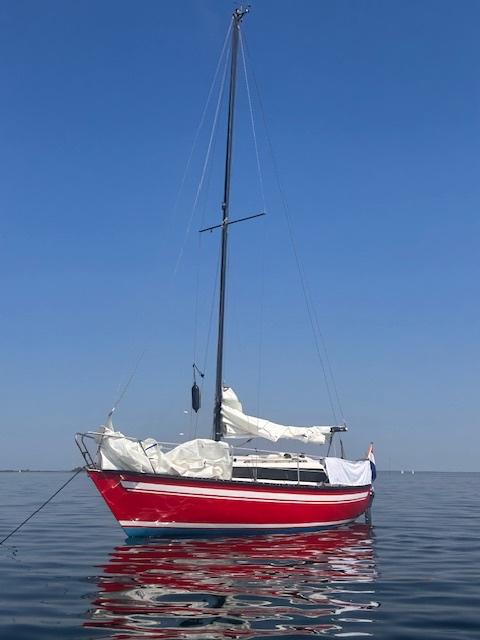 Kajuit zeilboot Wing 7.2 met nieuwe zeilen, Watersport en Boten, Ophalen, Gebruikt, Tourjacht of Cruiser, 6 tot 9 meter