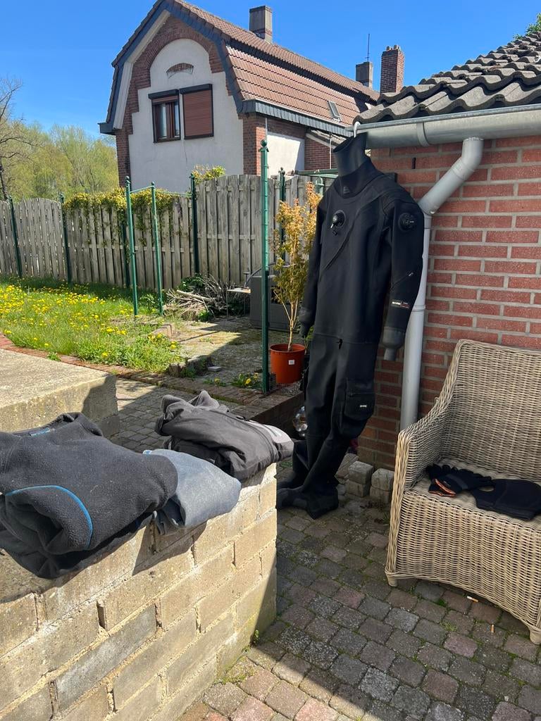 Bare Expedition HD2 Tech Dry Droogpak Man, maat L, Ophalen, Duikpak